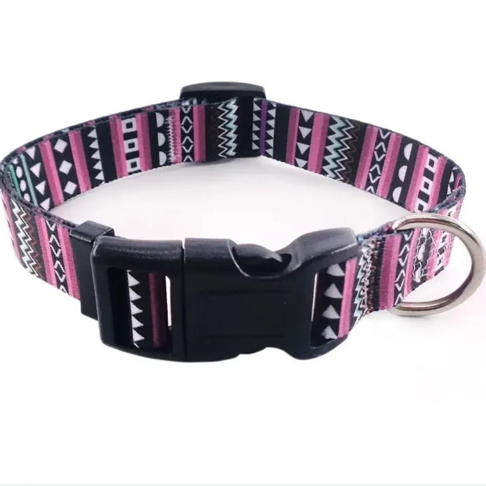 NWT Nylon collar bright and colorful S - 10.5-16